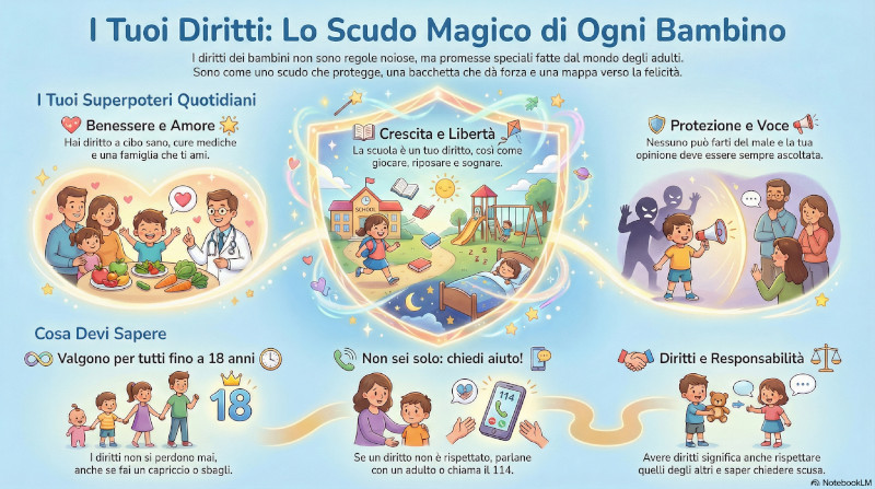 infografica diritti dei bambini